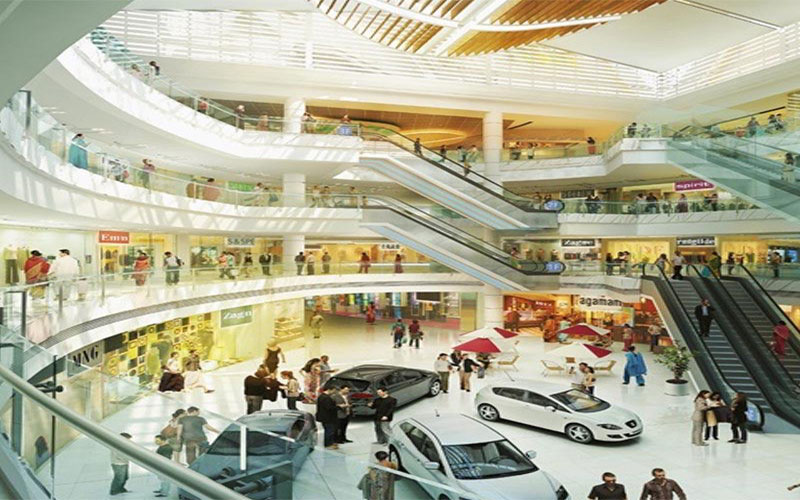 DLF Mall Jhandewalan floor plan
