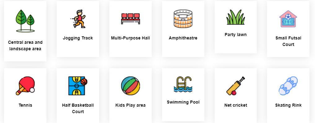 DLF Sector 128 Noida amenities